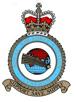 RAF LYNEHAM CREST STICKER