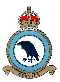 RAF MAINTENANCE CMD CREST STICKER