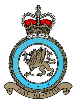RAF POLICE CREST STICKER