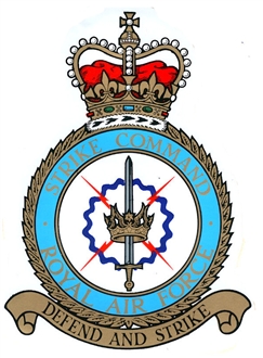 RAF STRIKE CMD CREST STICKER