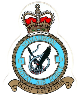 6 SQN CREST STICKER