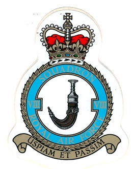 8 SQN CREST STICKER