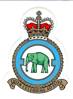 27 SQN CREST STICKER