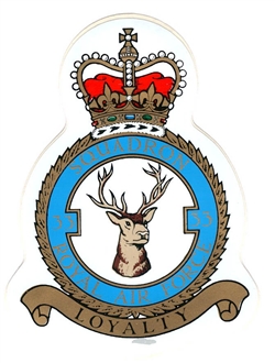 33 SQN CREST STICKER