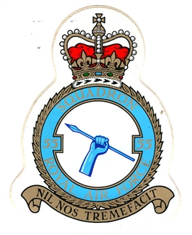 55 SQN CREST STICKER