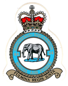 44 SQN OFFICIAL CREST STICKER