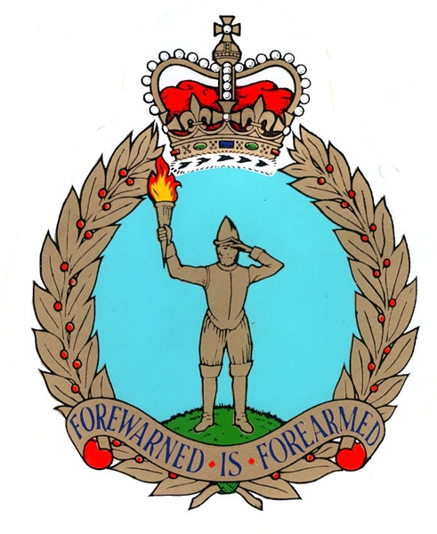 Royal Observer Corps Veterans Sticker
