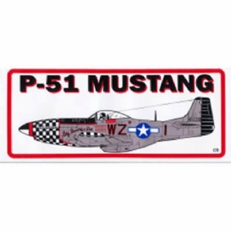 P-51 MUSTANG XL STICKER