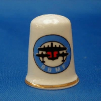 BATTLE OF BRITAIN MEMORIAL FLIGHT ROUND DESIGN THIMBLE