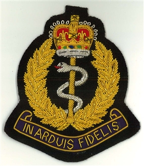 MEDIC CREST GOLD WIRE BADGE