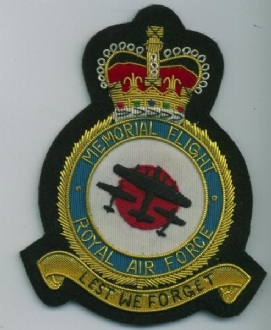 BBMF CREST GOLD WIRE BADGE