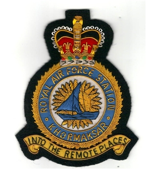 RAF KHORMAKSAR CREST 