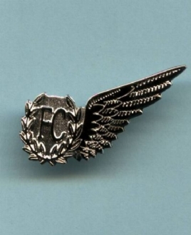 RAF FC WING PIN BADGE