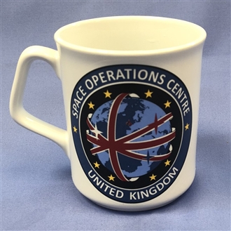 UK SPACE OPERATIONS CENTRE COFFEE MUG